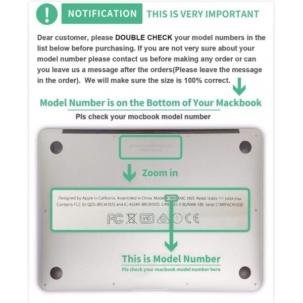 AUSMIX MacBook Air 13인치 케이스, 만화 동물은 MacBook Air 13.3인치(모델: A1369/A1466)용 부드러운 하드 플라스틱 고무 PC 다채로운 쉘을 덮습니다. - 선글라스를 쓴 고양이 MacBook 