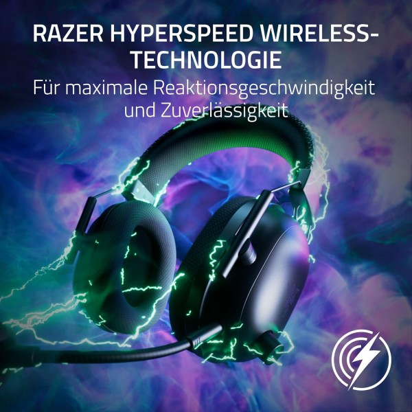 Razer BlackShark V2 Pro(2023) - 프리미엄 무선 e스포츠 헤드셋(HyperClear 초광대역 마이크, TriForce Titanium 50mm 드라이버, HyperSpeed ​​무선 기술, 최대 70시간 배터리) 블랙 BlackShar