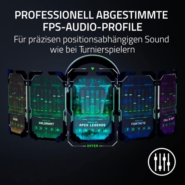 Razer BlackShark V2 Pro(2023) - 프리미엄 무선 e스포츠 헤드셋(HyperClear 초광대역 마이크, TriForce Titanium 50mm 드라이버, HyperSpeed ​​무선 기술, 최대 70시간 배터리) 블랙 BlackShar