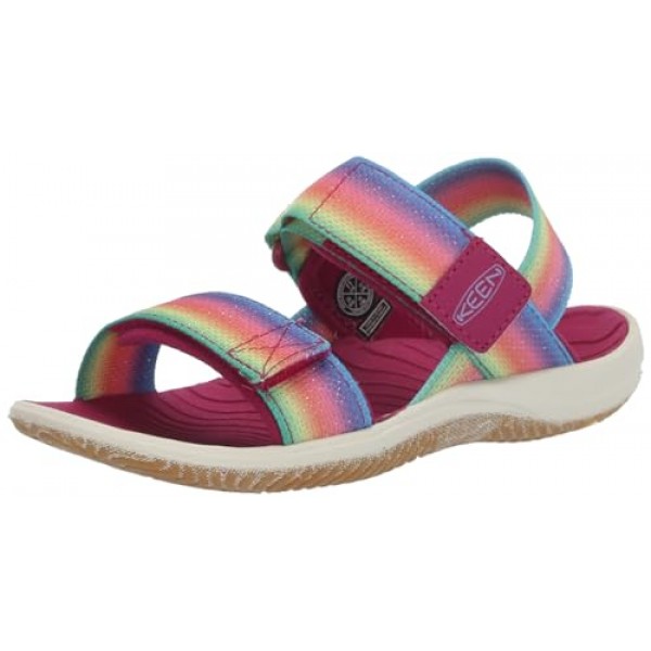 KEEN 남녀공용-아동용 Elle 백스트랩 조절 가능하고 편안하며 내구성이 뛰어난 오픈 토 샌들