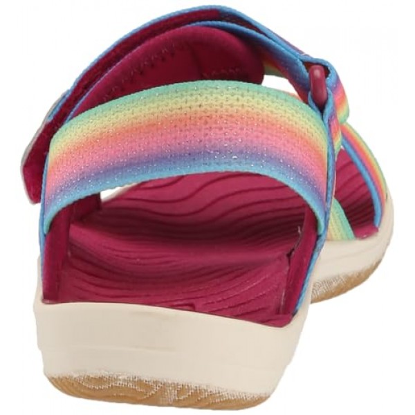 KEEN 남녀공용-아동용 Elle 백스트랩 조절 가능하고 편안하며 내구성이 뛰어난 오픈 토 샌들