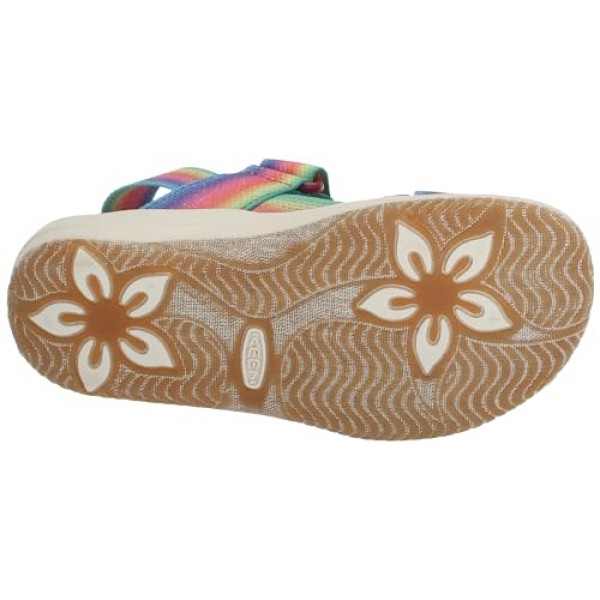 KEEN 남녀공용-아동용 Elle 백스트랩 조절 가능하고 편안하며 내구성이 뛰어난 오픈 토 샌들