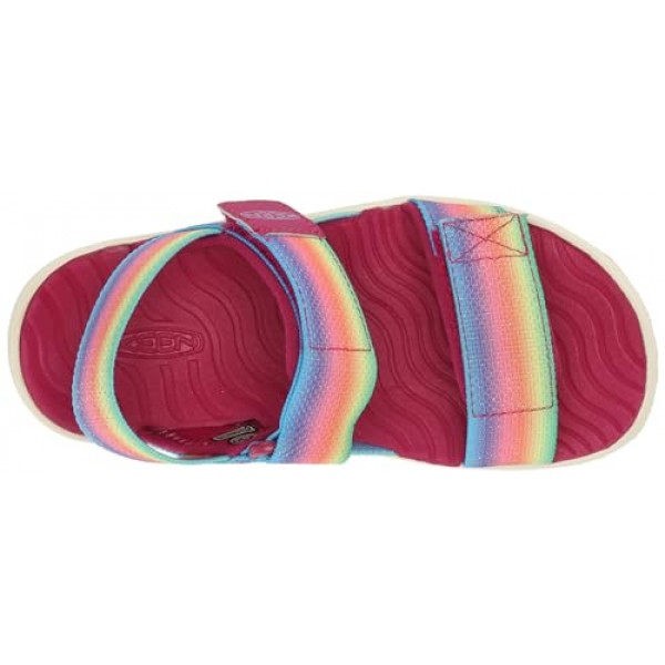 KEEN 남녀공용-아동용 Elle 백스트랩 조절 가능하고 편안하며 내구성이 뛰어난 오픈 토 샌들