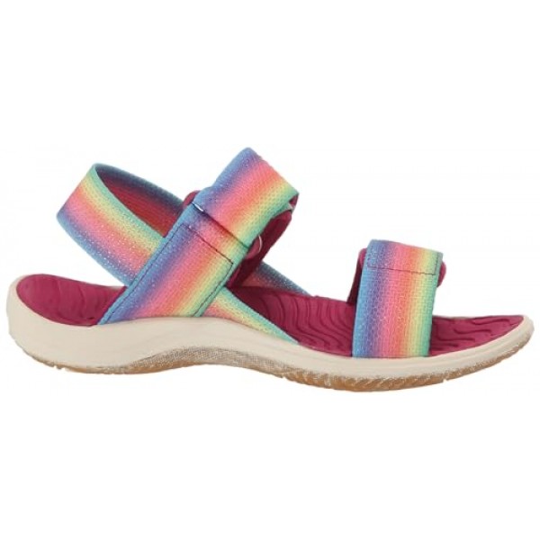 KEEN 남녀공용-아동용 Elle 백스트랩 조절 가능하고 편안하며 내구성이 뛰어난 오픈 토 샌들