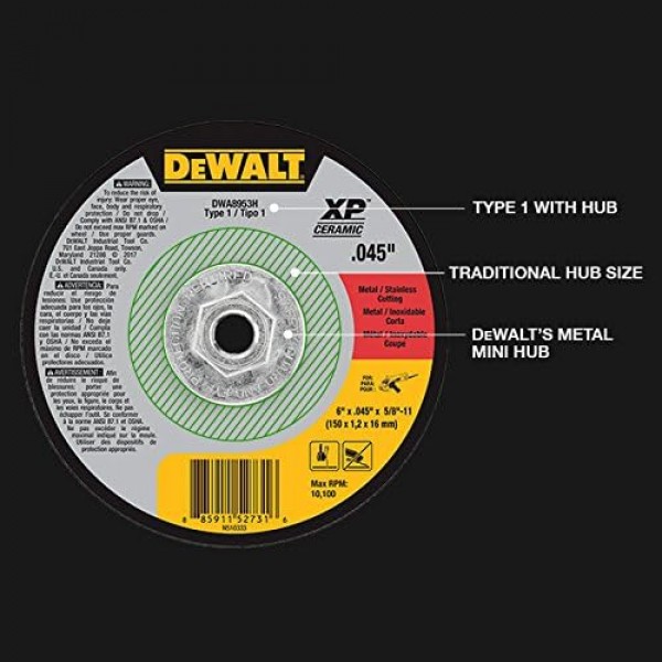 Dewalt dwa8957h 4–1/5,1cm X .045