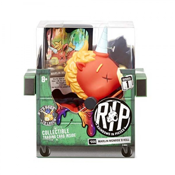 MGA 엔터테인먼트 R.I.P. Rainbows Inpiece Gnarly, Messed Up, Dead 유니콘 캐릭터 말린 먼로가 죽임을 당함