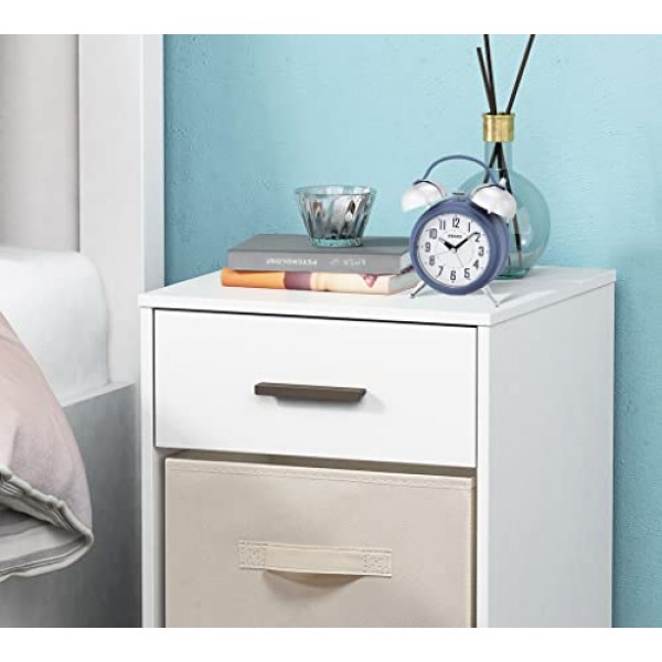 Seiko Deux Bell 침실 알람 시계, 블루