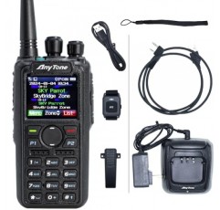 AnyTone AT-D878UVII Plus - 듀얼 밴드 DMR/아날로그 7W VHF, 6W UHF - 무료 $97 교육 과정 포함 - Bluetooth PTT - 디지털/아날로그 APRS RX 및 TX - 500K 연락처 및 BridgeCom의 뛰어난 지원!