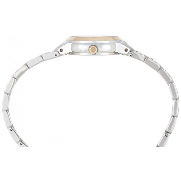 씨티즌 여성용 에코드라이브 드레스 클래식 시계, 투톤 스테인리스 스틸, 마더 오브 펄 다이얼 (모델: EW1670-59D)