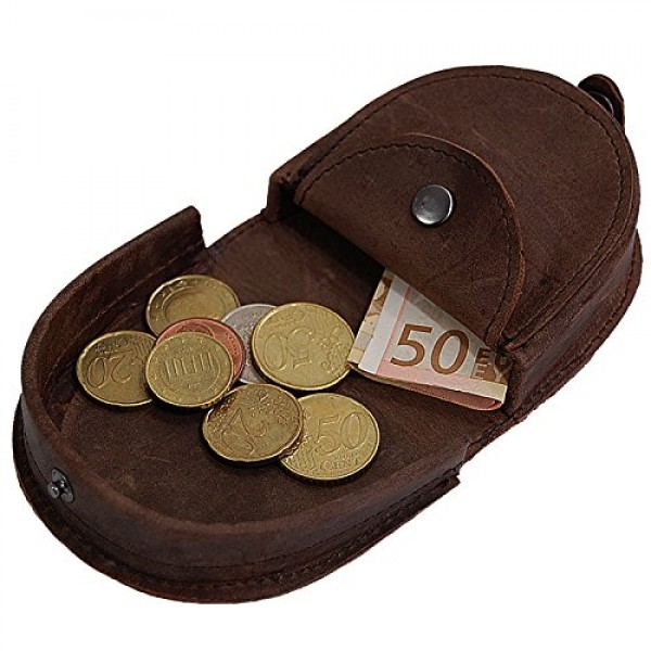 Branco 가죽 남성 지갑 러스틱 지갑 GoBago, 블랙, 빈티지