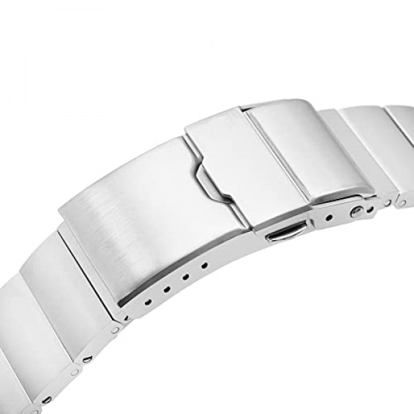 Seiko Alpinist SARB017, 20mm 롤볼 버전 II 배턴 걸쇠와 호환되는 MiLTAT 메탈 시계 밴드