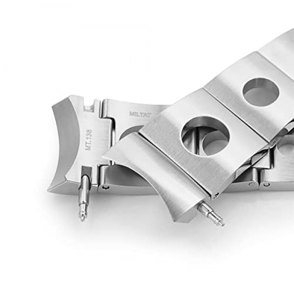 Seiko Alpinist SARB017, 20mm 롤볼 버전 II 배턴 걸쇠와 호환되는 MiLTAT 메탈 시계 밴드