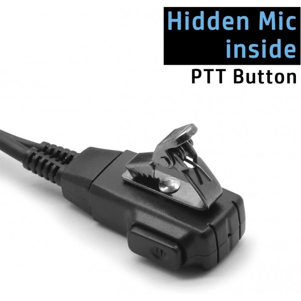 Newashan 2 x 이어폰 midland radio g7 pro g9 gxt5 xt70 75-785 gxt300 gxt1030vp4 lxt385 x-talker t51a t51vp3 워키 토키 2 핀 클립 귀고리 헤드셋 (d-d-pin 스타일)