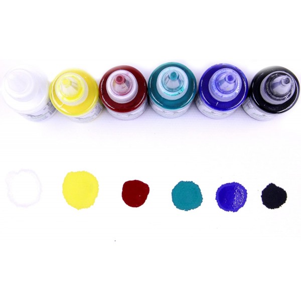 SÜDOR Monalisa 액체 아크릴 페인트 세트 6 x 40ml 240ml 아크릴 잉크 세트 쏟아지는 예술, 에어브러시, 수채화, 서예, 일러스트레이션, 핸드 레터링, 딥 펜, 브러시, 만화 등에