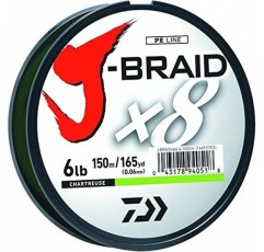 다이와 J-브레이드 150M 8가닥 우븐 라운드 브레이드 라인
