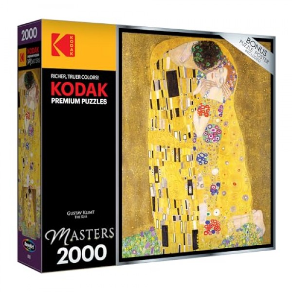 Cra-Z-Art - RoseArt - Kodak Masters - 구스타프 클림트의 키스 - 2000피스 직소 퍼즐