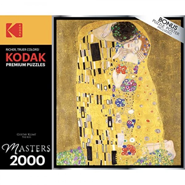 Cra-Z-Art - RoseArt - Kodak Masters - 구스타프 클림트의 키스 - 2000피스 직소 퍼즐