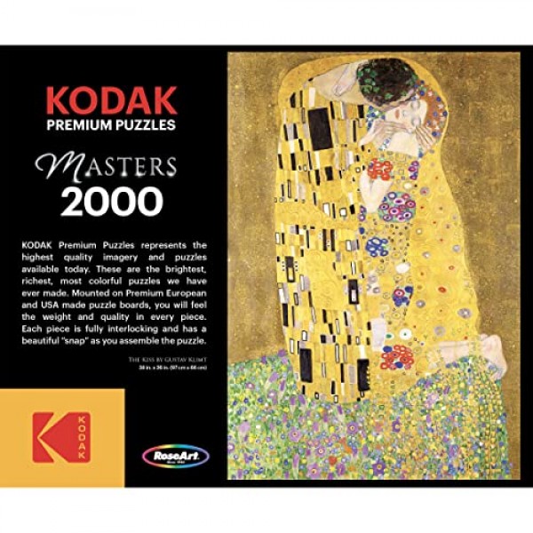 Cra-Z-Art - RoseArt - Kodak Masters - 구스타프 클림트의 키스 - 2000피스 직소 퍼즐