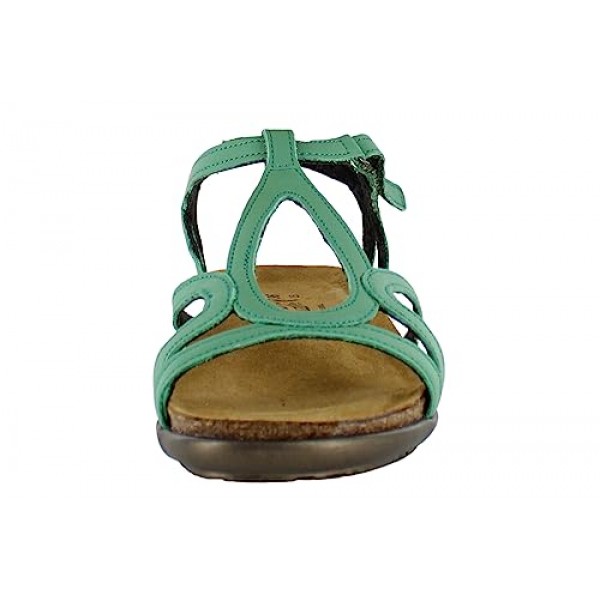 NAOT 신발 코르크 풋베드와 아치 지지대가 있는 여성용 도리스 샌들 풋베드 - 백스트랩이 있는 조절 가능한 샌들 - 편안함과 지지력 - 가볍고 여행에 적합 - 좁은 핏에서