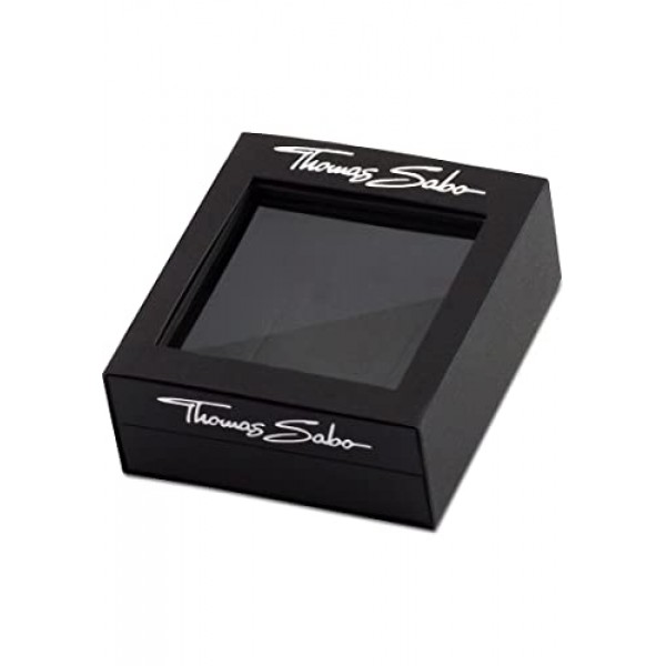 THOMAS SABO 사보 SCH150023 여성용 스터드 귀걸이 925 실버 지르코니아 화이트 브릴리언트 컷, 실버, 큐빅 지르코니아