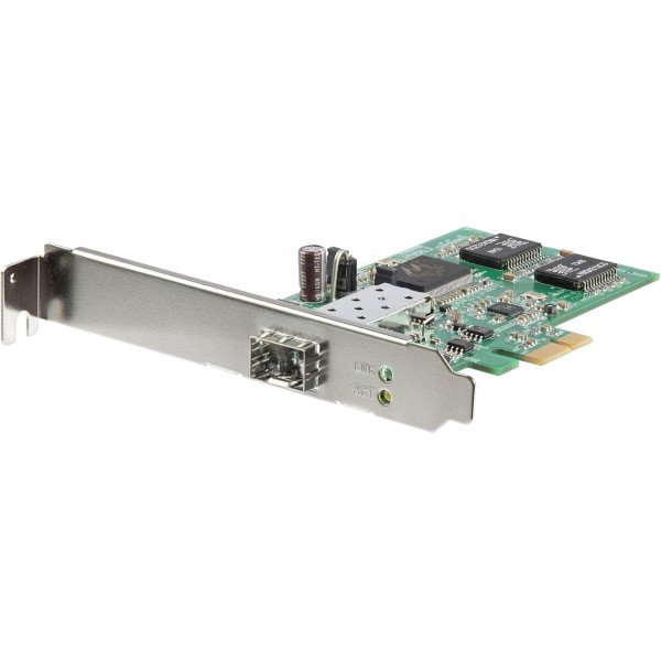 StarTech.com PCI Express 기가비트 이더넷 광섬유 네트워크 카드 w/ 개방형 SFP - PCIe GbE SFP 네트워크 카드 어댑터 NIC - 광섬유 SFP 어댑터(PEX1000SFP2), 기가비트 이더넷(1000Mbps) 개