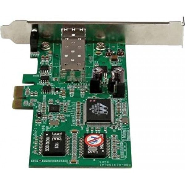 StarTech.com PCI Express 기가비트 이더넷 광섬유 네트워크 카드 w/ 개방형 SFP - PCIe GbE SFP 네트워크 카드 어댑터 NIC - 광섬유 SFP 어댑터(PEX1000SFP2), 기가비트 이더넷(1000Mbps) 개