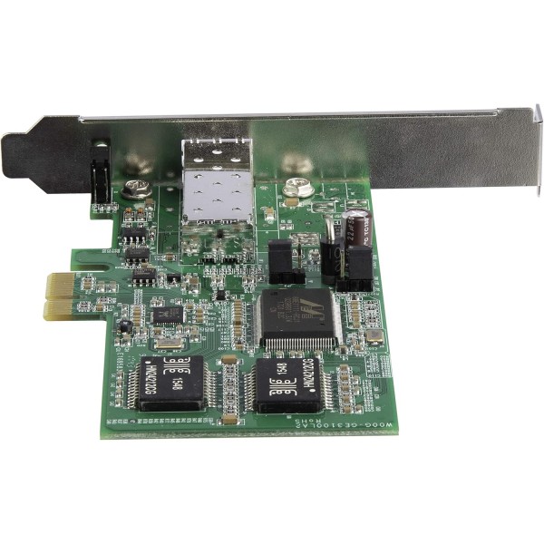StarTech.com PCI Express 기가비트 이더넷 광섬유 네트워크 카드 w/ 개방형 SFP - PCIe GbE SFP 네트워크 카드 어댑터 NIC - 광섬유 SFP 어댑터(PEX1000SFP2), 기가비트 이더넷(1000Mbps) 개
