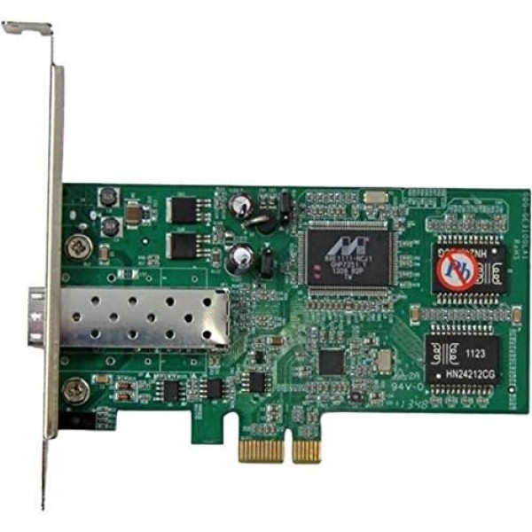 StarTech.com PCI Express 기가비트 이더넷 광섬유 네트워크 카드 w/ 개방형 SFP - PCIe GbE SFP 네트워크 카드 어댑터 NIC - 광섬유 SFP 어댑터(PEX1000SFP2), 기가비트 이더넷(1000Mbps) 개