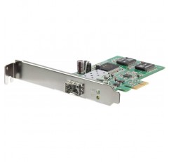 StarTech.com PCI Express 기가비트 이더넷 광섬유 네트워크 카드 w/ 개방형 SFP - PCIe GbE SFP 네트워크 카드 어댑터 NIC - 광섬유 SFP 어댑터(PEX1000SFP2), 기가비트 이더넷(1000Mbps) 개