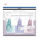 톰보우 연필 수정 테이프 MONO 모노 CC 5mm 폭 소프트 컬러 모듬 3개팩 (블루 그린, 소프트 핑크, 소프트 퍼플) KCB-328X