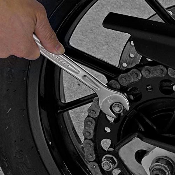 DURATECH 8피스 조합 렌치 세트, 미터법 렌치 세트 8mm~19mm, 12포인트, 렌치 정리함 포함