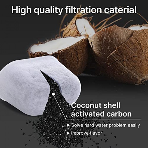 Breville BWF100 BWF100NA BES980XL BES920XL BES900XL BES860XL BES870XL Barista Espresso, BES840XL BKC600XL BKC700XL, 12PACK 용 ICEPURE 커피 머신 워터 필터 교체