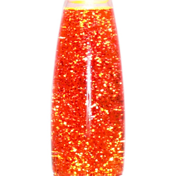 EASYLIGHT 라바 램프 반짝이 TIMMY 오렌지 실버 H:36cm E14 전구 복고풍 디자인 반짝이 램프 청소년 방 포함