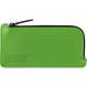 DAVIDOFF 파리 동전 수납 공간이 있는 카드 케이스 블랙/그린 - 고급 가죽으로 엠보싱 처리된 모던한 지갑 - 3개의 슬롯과 지퍼 포켓이 있는 신용 카드 케이스
