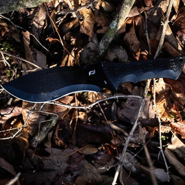 야외 생존, 하이킹을 위한 티타늄 코팅 8Cr13MoV 스테인레스 스틸 드롭 포인트 리커브 블레이드가 있는 Schrade Delta 클래스 Little Ricky 풀 탱 고정 블레이드