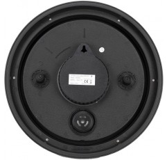 똑똑한 정원 Biarritz 검정은 벽시계 12 실내와 옥외 30cm