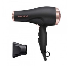 FoxyBae Blomance 프로페셔널 헤어 드라이어 - 살롱 등급 로즈 골드 및 블랙 이온 블로우 드라이어 - 세라믹 전기석 및 음이온