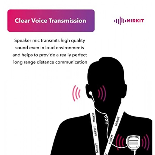 Baofeng UV-9R용 MIRKIT 헤비 듀티 숄더 스피커 마이크 Baofeng UV-9R UV-9G UV-9R Plus UV-XR UV-5S GT-3WP Plus와 호환 가능