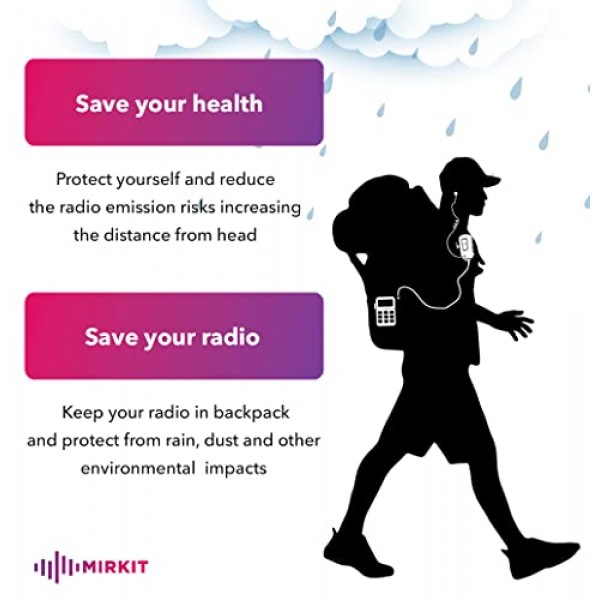 Baofeng UV-9R용 MIRKIT 헤비 듀티 숄더 스피커 마이크 Baofeng UV-9R UV-9G UV-9R Plus UV-XR UV-5S GT-3WP Plus와 호환 가능