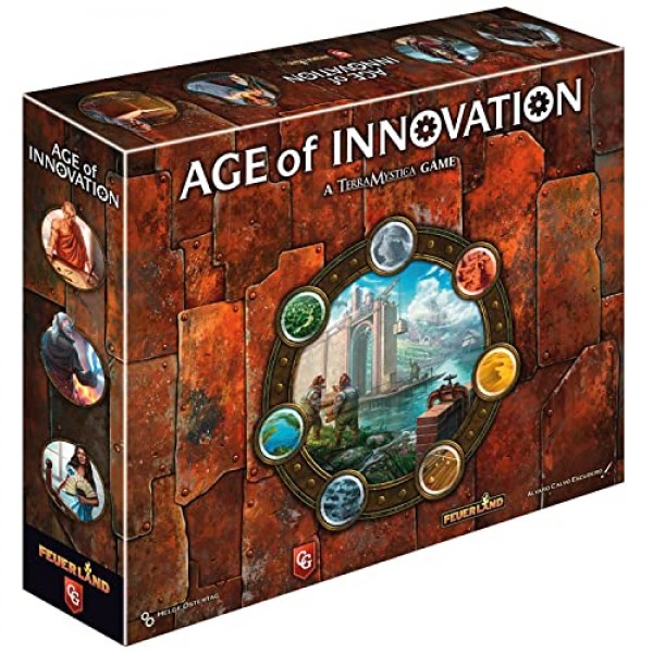 Age of Innovation - Terra Mystica 게임, 세력 전략 보드 게임, 14세 이상, 1-5명 플레이어, 40분