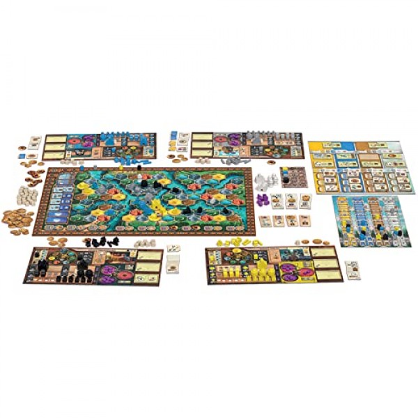 Age of Innovation - Terra Mystica 게임, 세력 전략 보드 게임, 14세 이상, 1-5명 플레이어, 40분