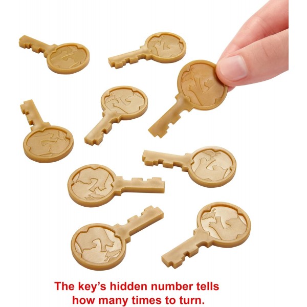 Mattel Games GVK24 - 5세 이상의 어린이를 위한 장난감 고양이와 우리에 갇힌 새가 있는 어린이를 위한 