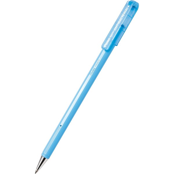 Pentel BK77AB Superb Antibacterial+ Anti-Bacterial 볼펜 유럽 규정 준수, 0.7mm 파란색, 12개 팩