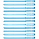 Pentel BK77AB Superb Antibacterial+ Anti-Bacterial 볼펜 유럽 규정 준수, 0.7mm 파란색, 12개 팩