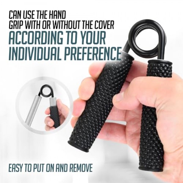 Logest 메탈 핸드 그립 세트, 100LB-350LB 6 팩 50LB-350LB 7 팩 선물 상자 포함 미끄럼 방지 헤비듀티 그립 강화제, 훌륭한 손목 및 팔뚝 손 운동기, 홈 체육관, 핸드 그리퍼 그