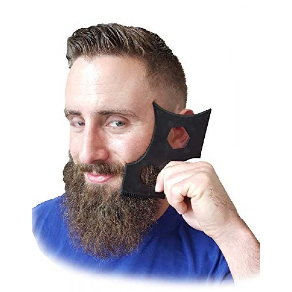 모든 턱수염과 헤어라인을 위한 Andis Cut Buddy 프리미엄 헤어 비어드 쉐이핑 도구 - 수염 트리머 또는 면도기와 함께 사용하여 수염 및 수염 스타일을 연출할 수 있습니