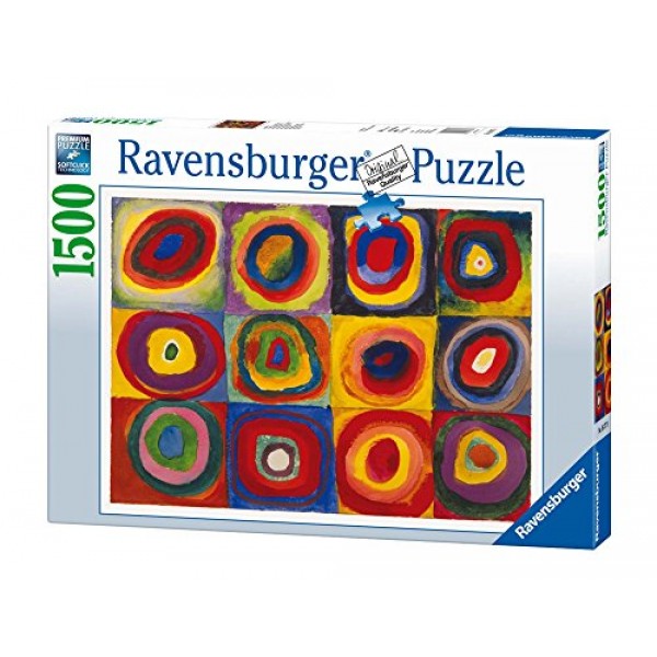Ravensburger Kandinsky, 정사각형과 원의 색상 연구, 1913 - 1500피스 퍼즐