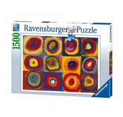 Ravensburger Kandinsky, 정사각형과 원의 색상 연구, 1913 - 1500피스 퍼즐
