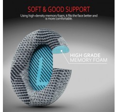 Bose QuietComfort 35 ii / QC35 /QC25 /QC2 /QC15 /Ae2i /Ae2w /SoundTrue & SoundLink Fabric & M Emory Foam by Krone Kalpasmos - 그레이 그레이 패턴에 적합한 전문 Bose 헤드폰 교체용 이어패드