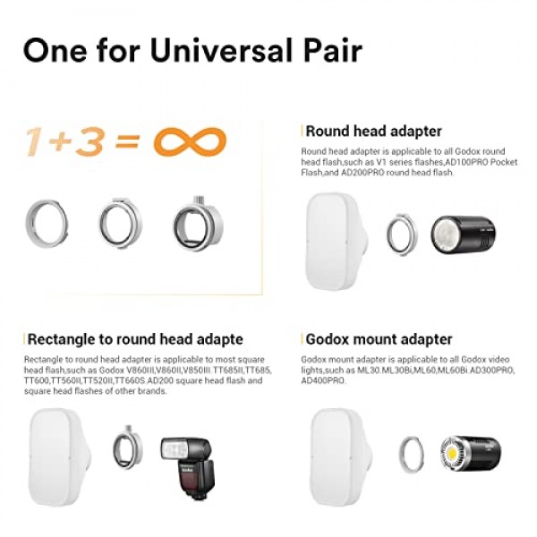 Godox ML-CS1625 소프트 텐트 Godox V1 AD100PRO AD200PRO V860II V860II V850II TT685II TT685 TT600 TT560II TT520II TT660S AD200 ML30 ML30Bi ML60 ML60Bi AD300PRO AD400PRO